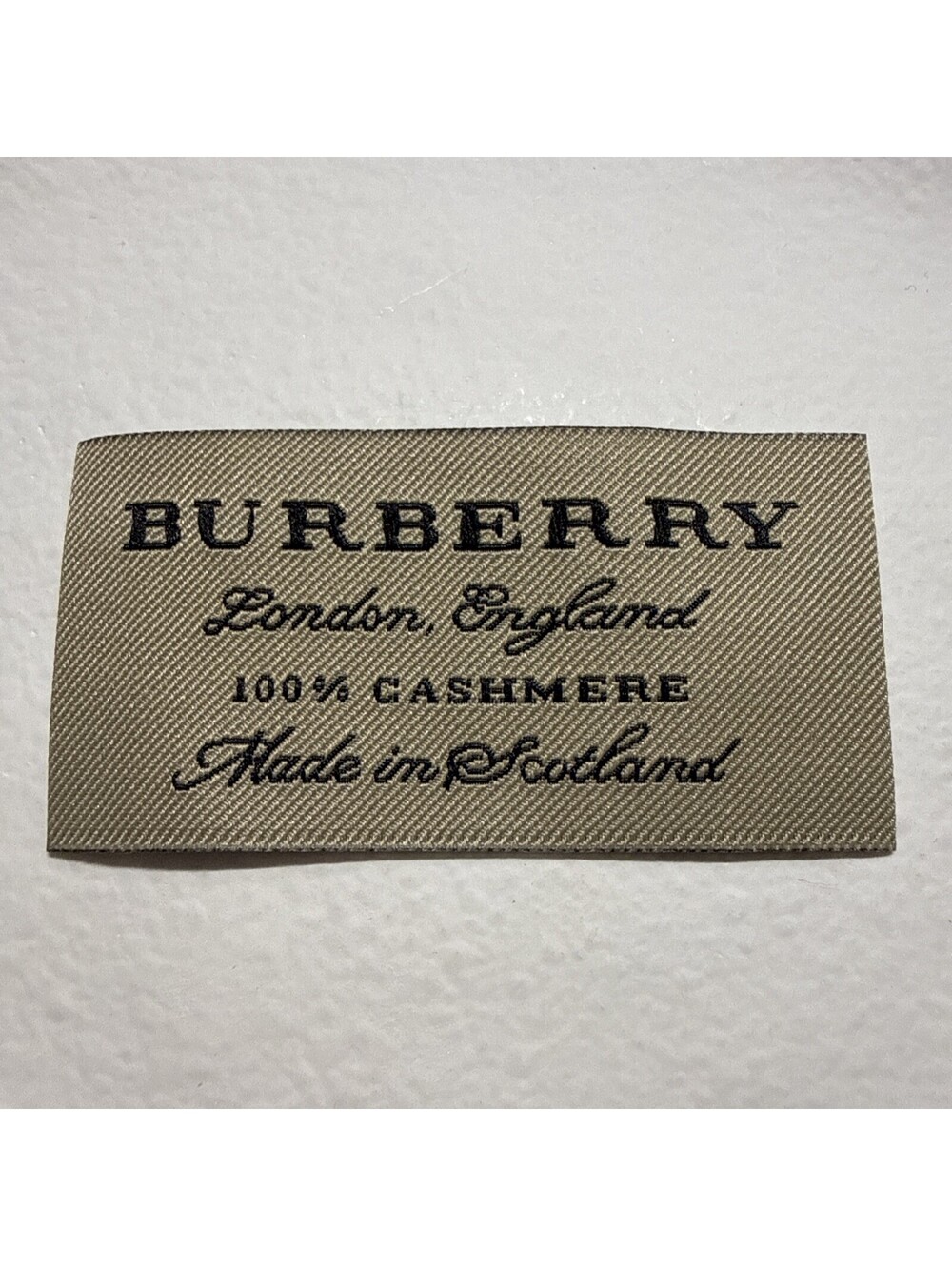 BURBERRY 1  Designer Tag LABEL Replacement Sewing Accessories 6 x 3cm